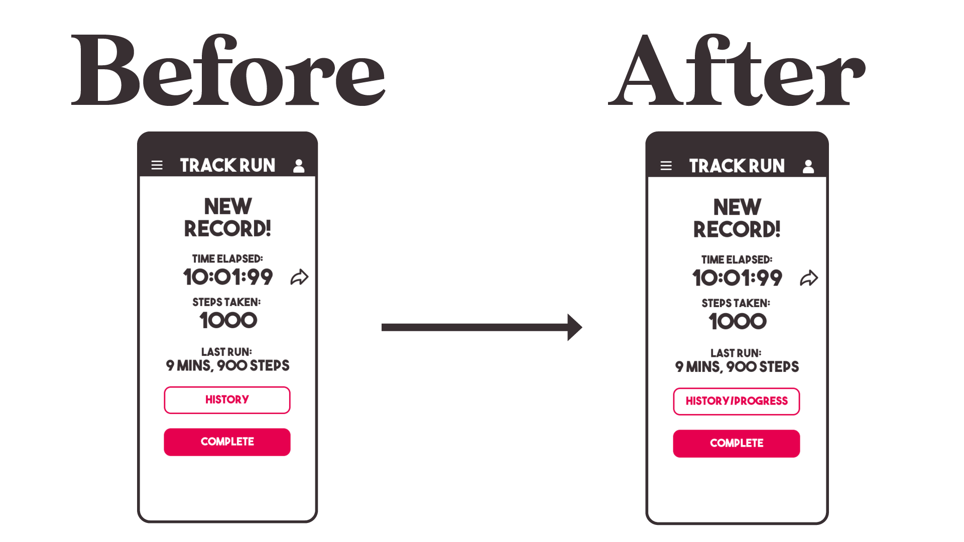 Issue #2 before and after